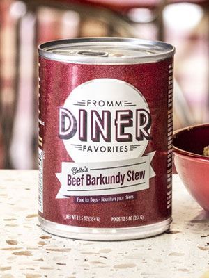 Diner Favorites Bella's ragoût de bœuf Barkundy - nourriture humide pour chien 354 g