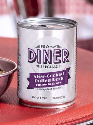 Diner Specials porc effiloché mijoté en sauce - nourriture humide pour chien 354 g