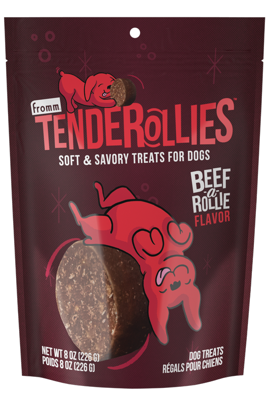 Tenderollies bœuf - gâteries pour chien 227 g