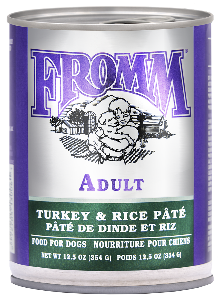 Classic pâté adulte dinde et riz - nourriture humide pour chien 354 g