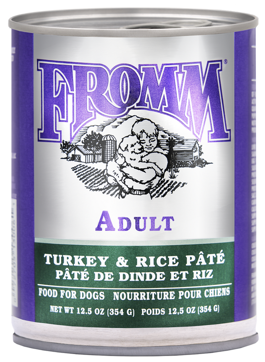 Classic pâté adulte dinde et riz - nourriture humide pour chien 354 g