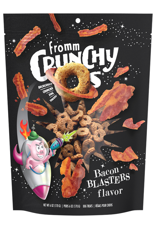 Crunchy O's Bacon Blasters bacon - gâteries pour chien