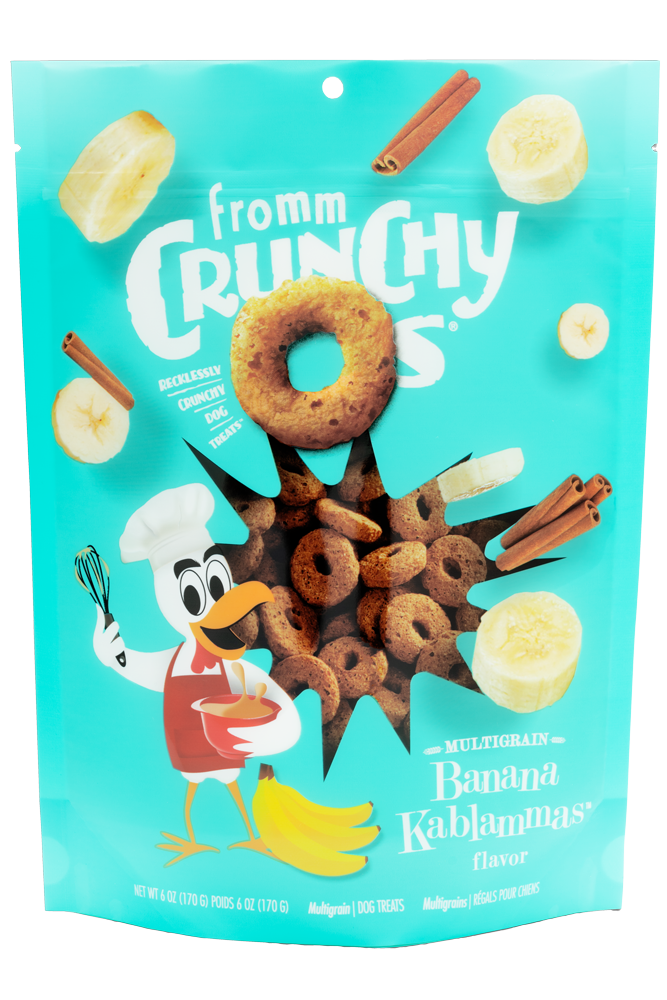 Crunchy O's Banana Kablammas banane - gâteries pour chien