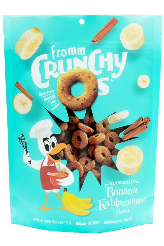 Crunchy O's Banana Kablammas banane - gâteries pour chien