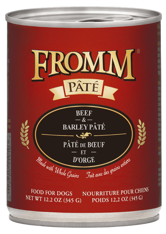Pâté bœuf et orge - nourriture humide pour chien 346 g