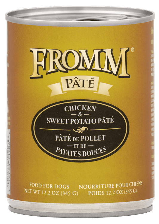 Pâté poulet et patates douces - nourriture humide pour chien 346 g