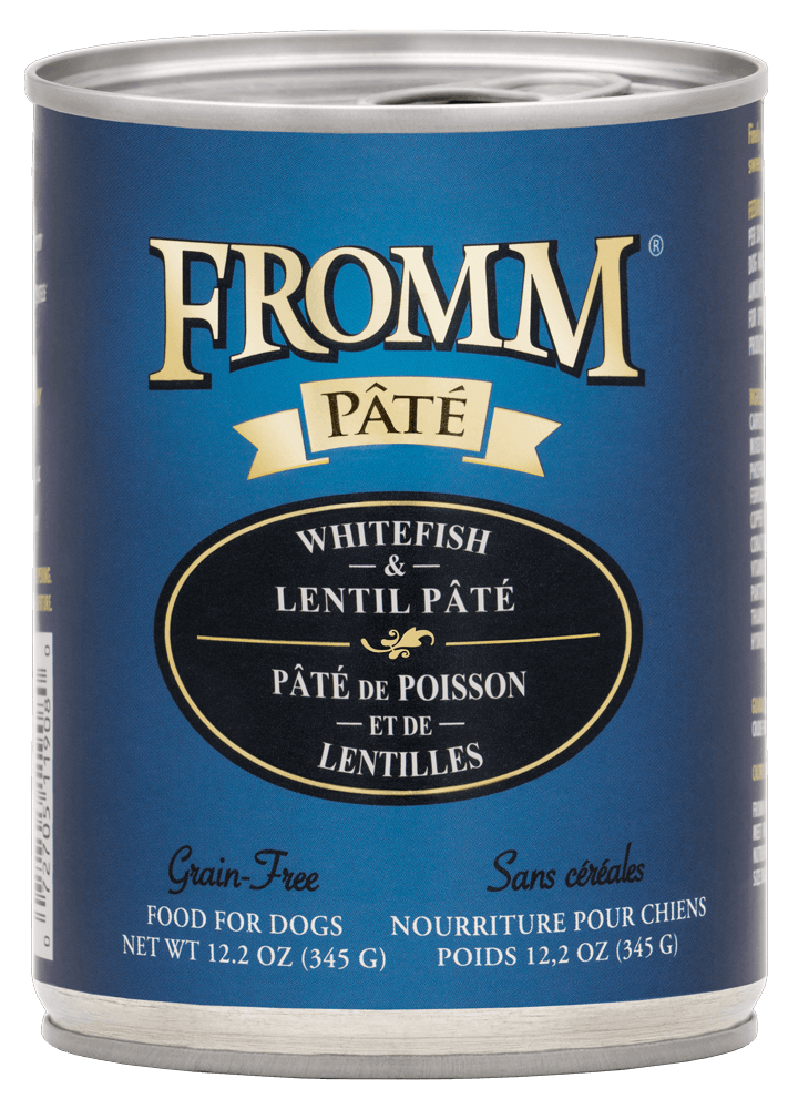 Pâté poisson blanc et lentilles - nourriture humide pour chien 346 g