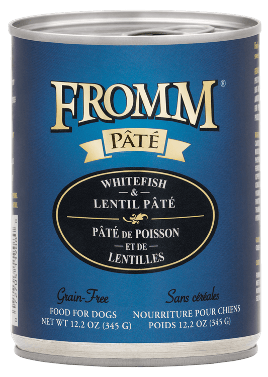 Pâté poisson blanc et lentilles - nourriture humide pour chien 346 g
