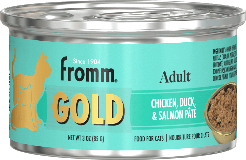 Gold pâté adulte poulet, canard et saumon - nourriture humide pour chat
