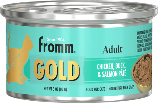 Gold pâté adulte poulet, canard et saumon - nourriture humide pour chat