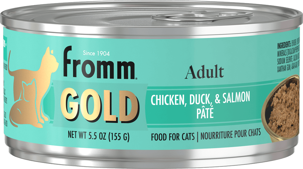 Gold pâté adulte poulet, canard et saumon - nourriture humide pour chat