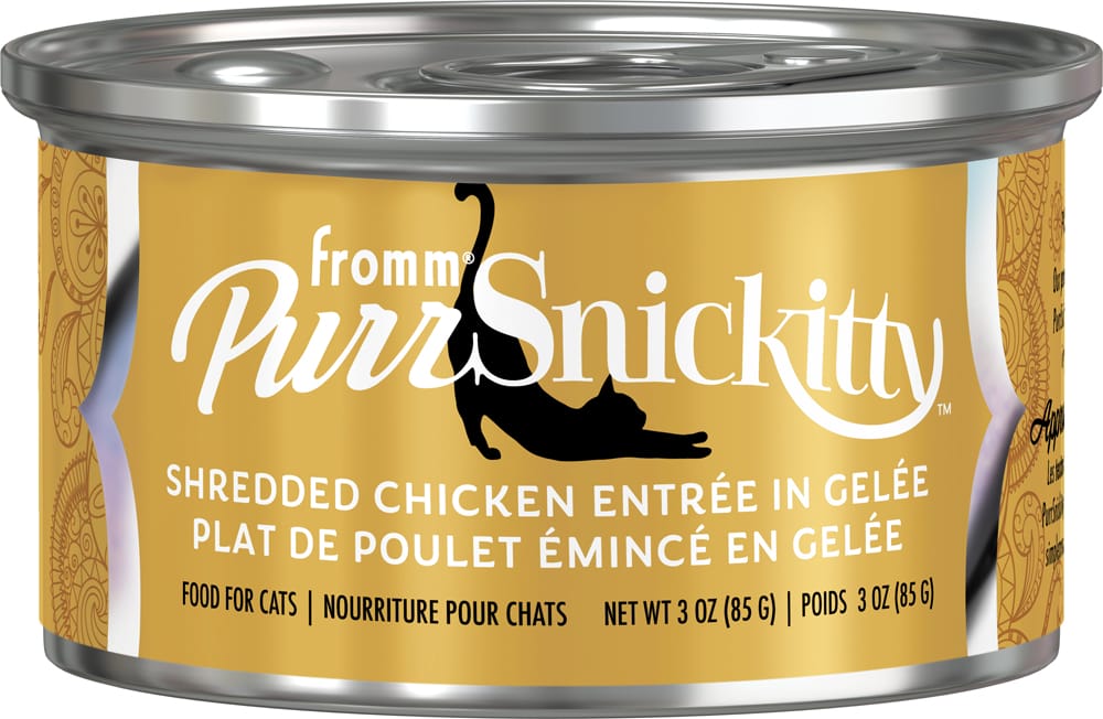PurrSnickitty poulet émincé en gelée - nourriture humide pour chat 85 g