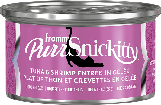 PurrSnickitty thon et crevettes en gelée - nourriture humide pour chat 85 g