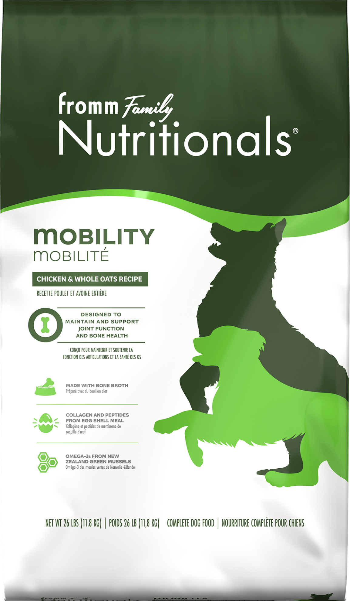 Nutritionals mobilité poulet et avoine entière - nourriture sèche pour chien