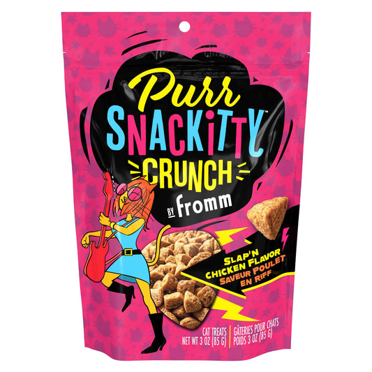 PurrSnackitty Crunch Slap'n Chicken poulet - gâteries pour chat 85 g