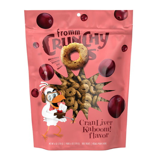 Crunchy O's CranLiver Kaboom canneberges et foie - gâteries pour chien