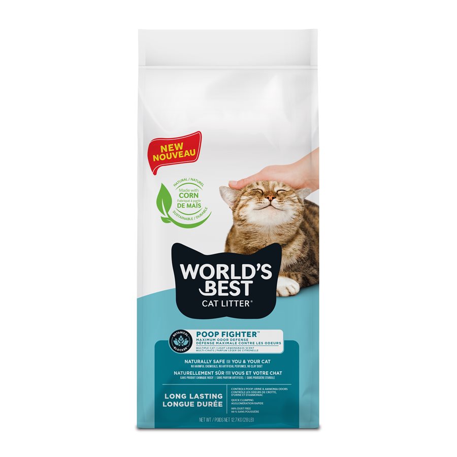 Litière agglomérante Poop Fighter - litière pour chat