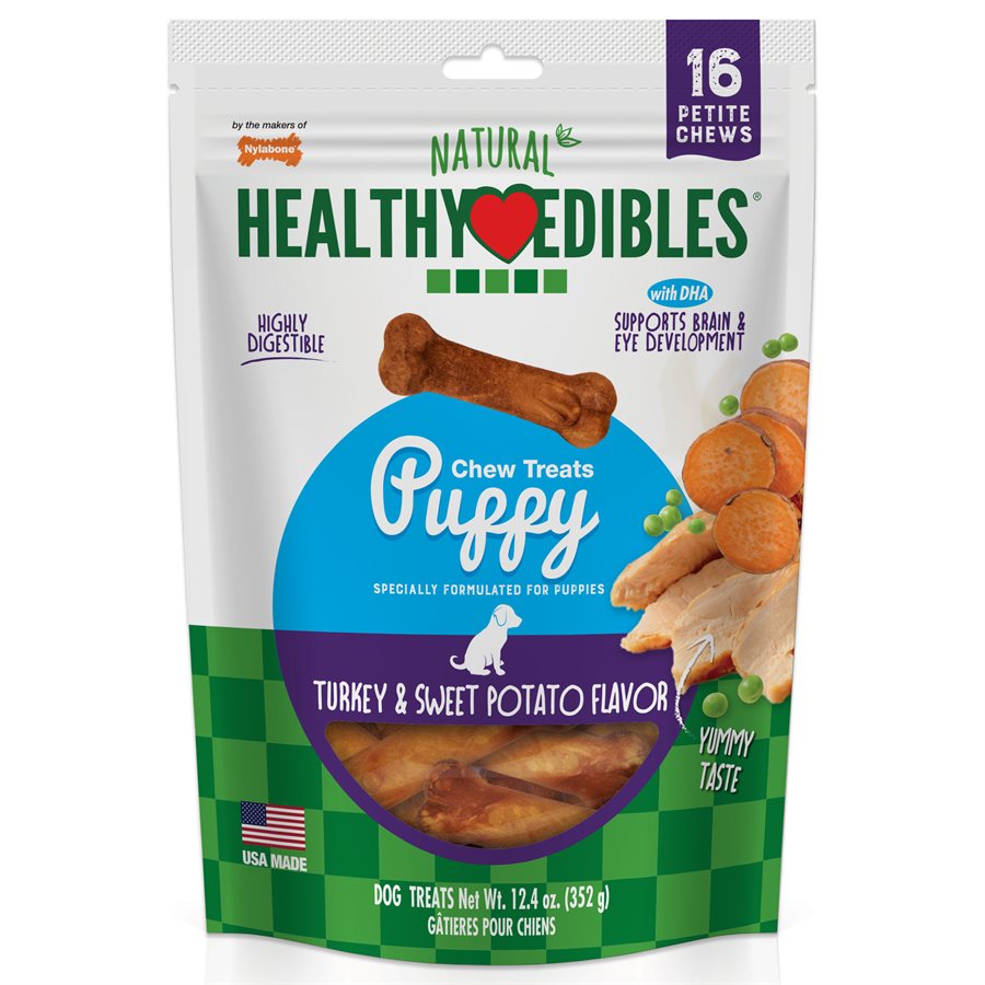 Healthy Edibles pour chiot dinde et patates douces - gâterie pour chien
