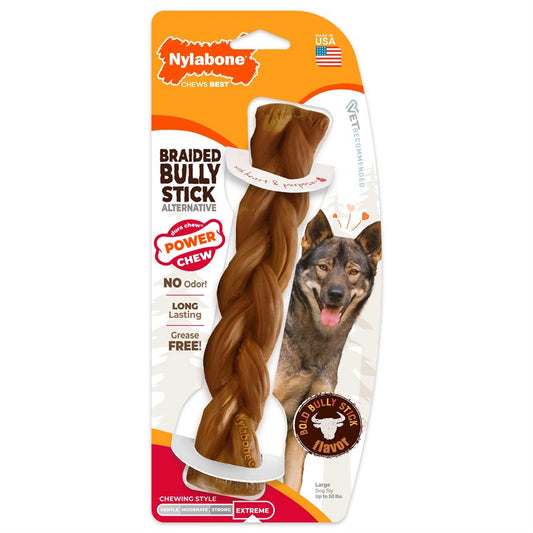 Bâton tressé Power Chew géant - os à mâcher pour chien