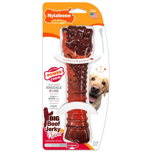 Os durable texturé saveur de bœuf séché - os à mâcher pour chien