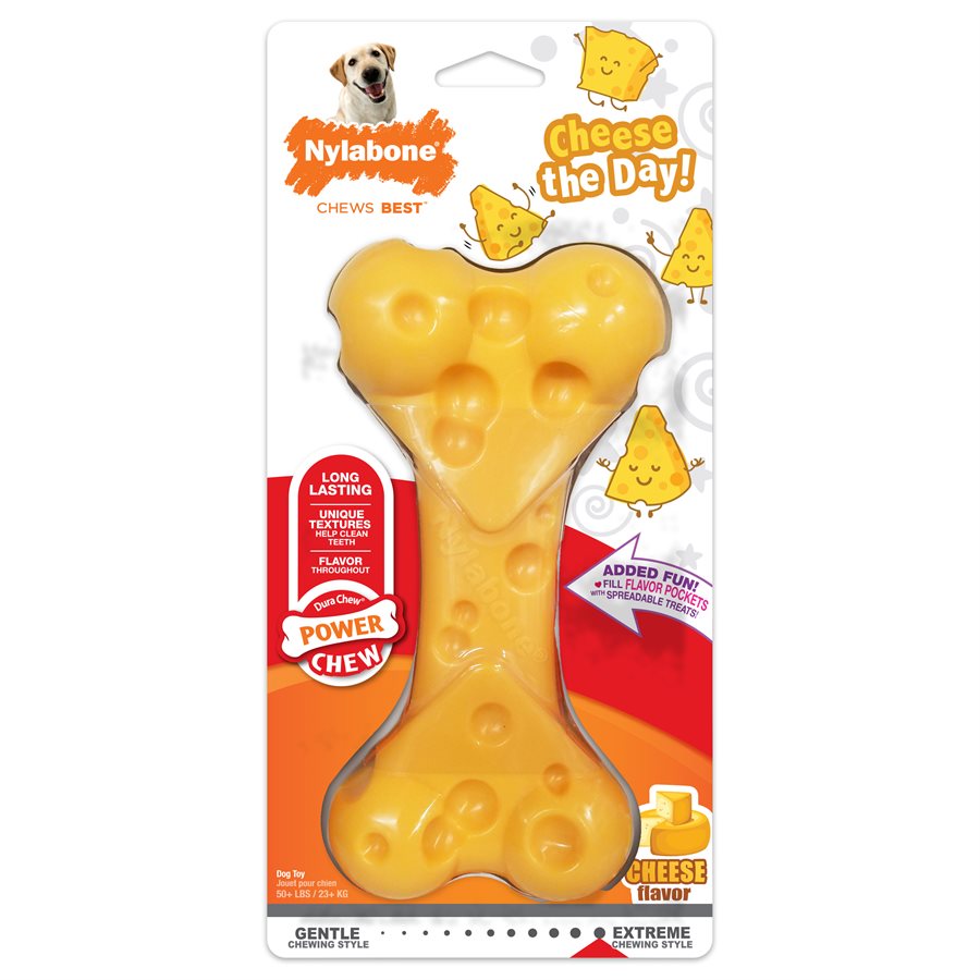 Os durable saveur de fromage - os à mâcher pour chien