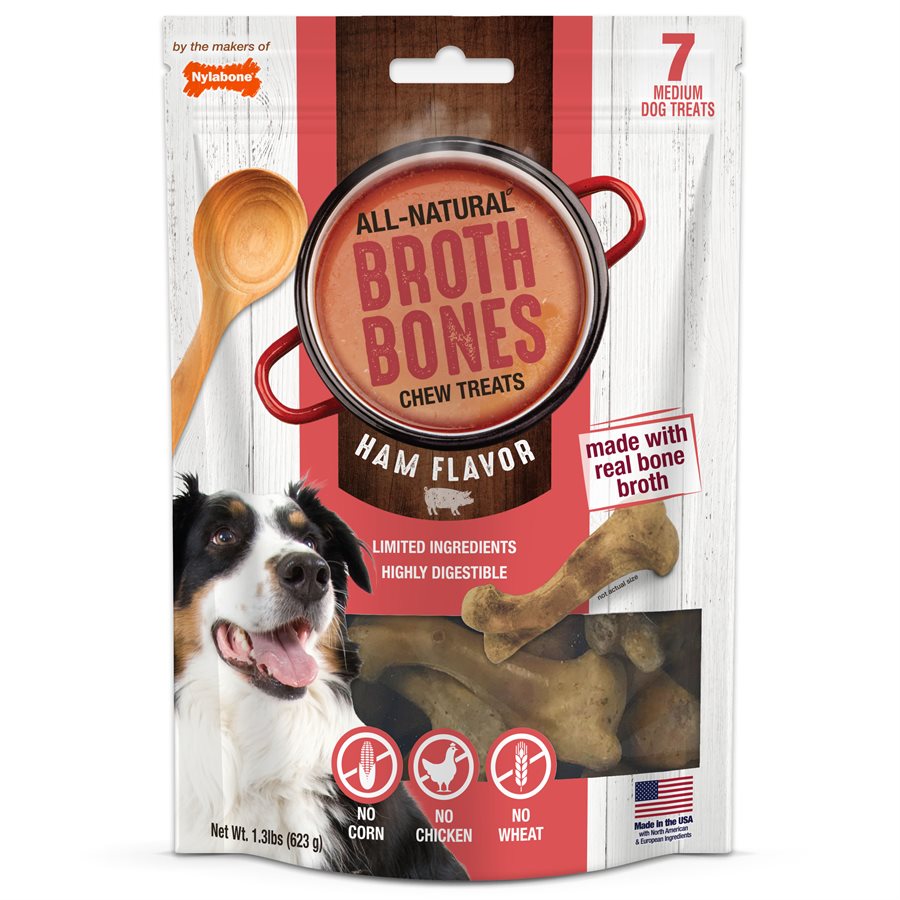 Healthy Edibles bouillon d'os jambon - gâterie pour chien