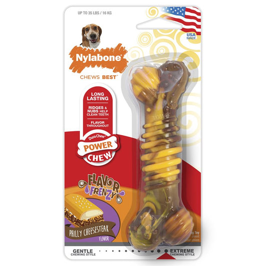 Os texturé Flavor Frenzy steak au fromage Philly - os à mâcher pour chien