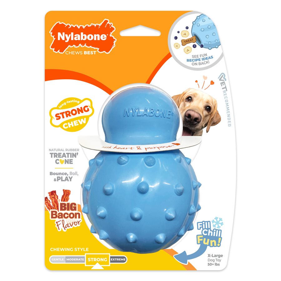 Cône remplissable Power Chew saveur de bacon bleu - os à mâcher pour chien