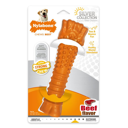 Jouet en caoutchouc Strong Chew pour chiens âgés saveur de bœuf très grand et souper - jouet pour chien