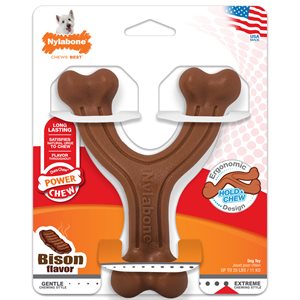 Bréchet Power Chew saveur de bison régulier - os à mâcher pour chien