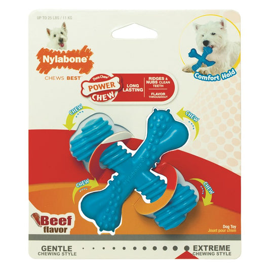 Os durable en forme de X saveur de bœuf - os à mâcher pour chien