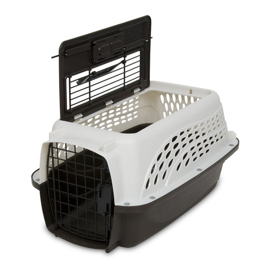 Cage de transport 2 portes Top Load - cage de transport pour chien et chat
