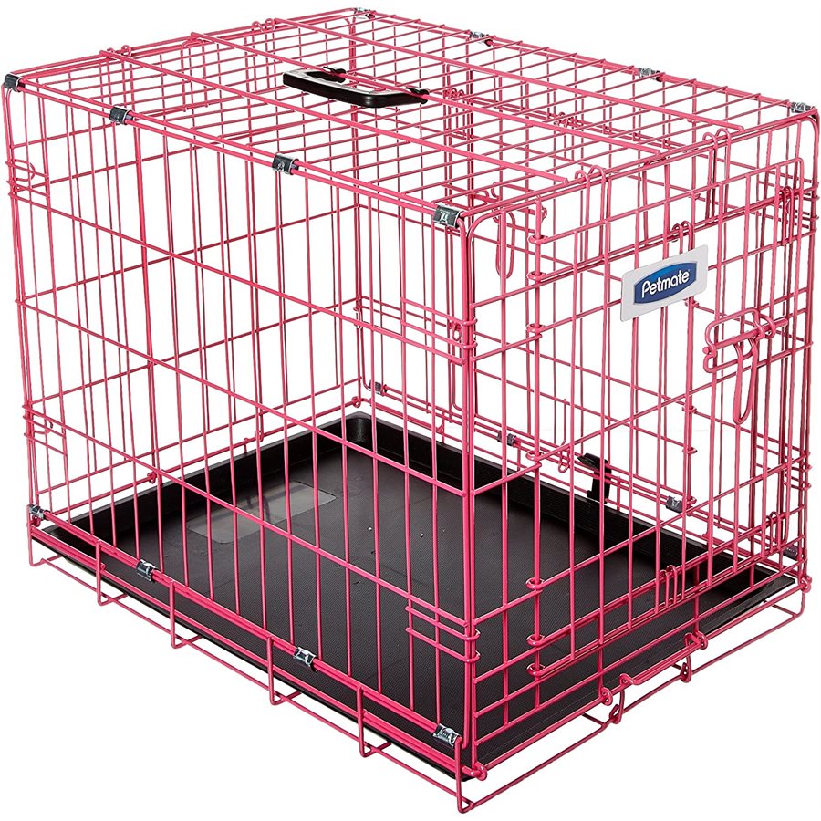 Cage métallique pour chiot 2 portes - cage pour chien