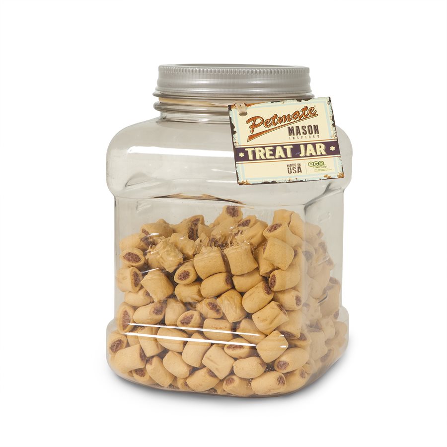 Contenant à gâteries en forme de pot Mason 4,4 L - contenant à gâteries
