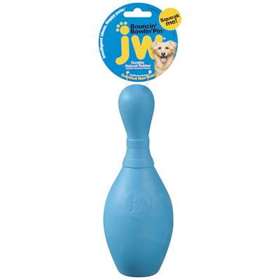 Quille Bouncin' Bowlin' Pin en caoutchouc naturel grande - jouet pour chien