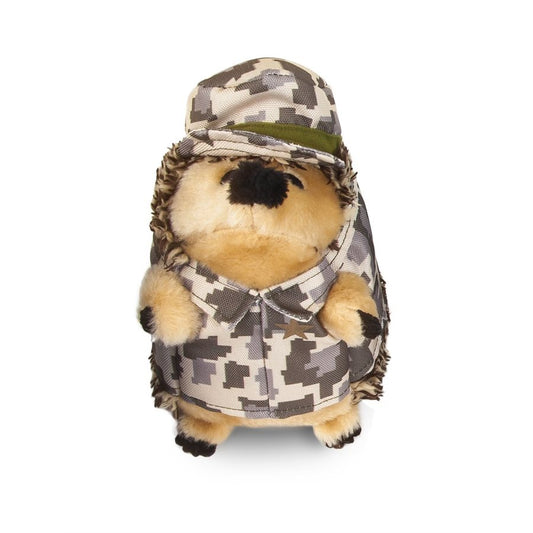 Hérisson en peluche Heggies soldat - jouet pour chien