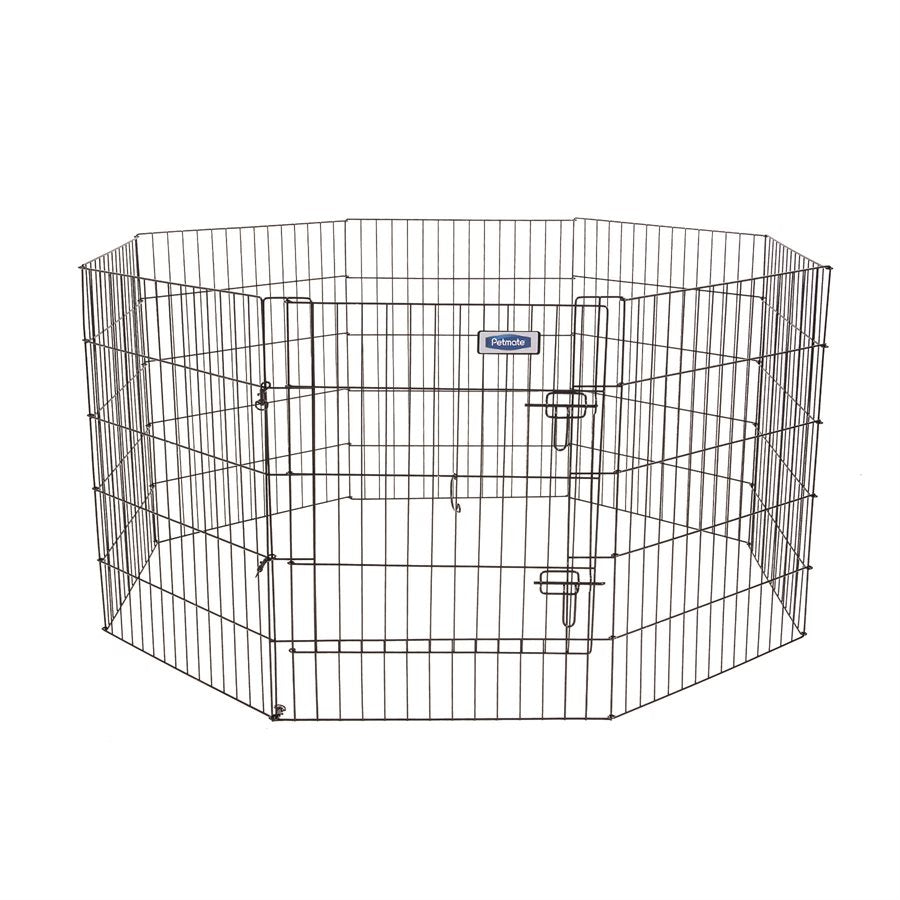 Enclos d'exercice avec porte 8 sections - enclos pour chien