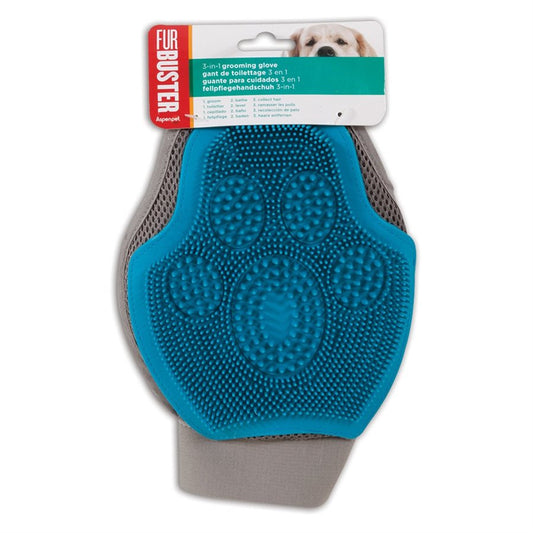 Gant de toilettage 3 en 1 Furbuster - toilettage pour chien