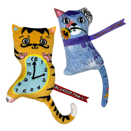 Artz Dali et van Gogh paquet de 2 - jouet pour chat