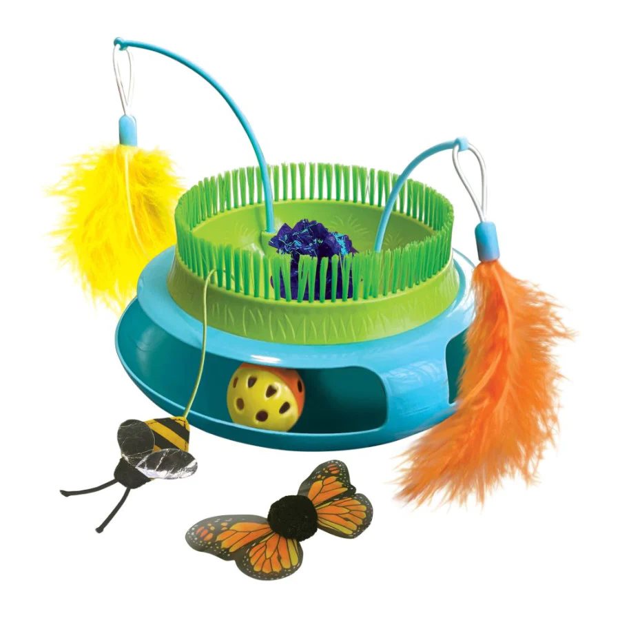 Terrain de jeu jardin - jouet pour chat