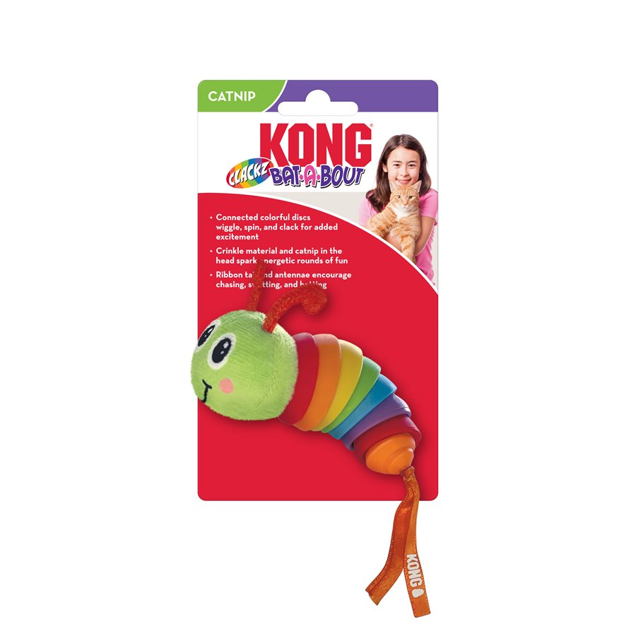 Chenille Bat-A-Bout Clackz - jouet pour chat