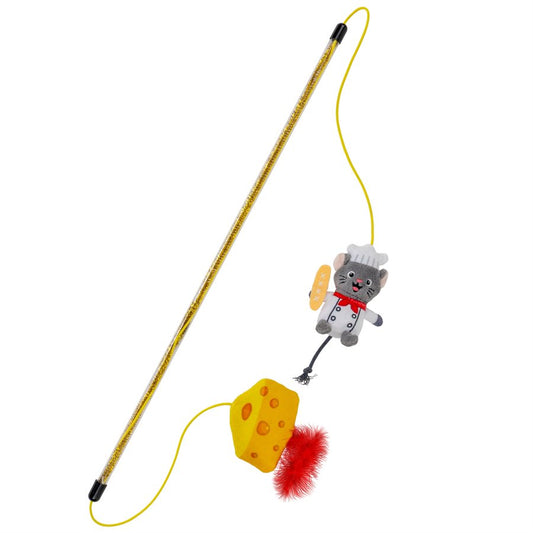 Agace-chat double souris - jouet pour chat