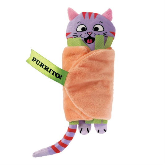 Chat burrito Pull-A-Partz Purrito - jouet pour chat