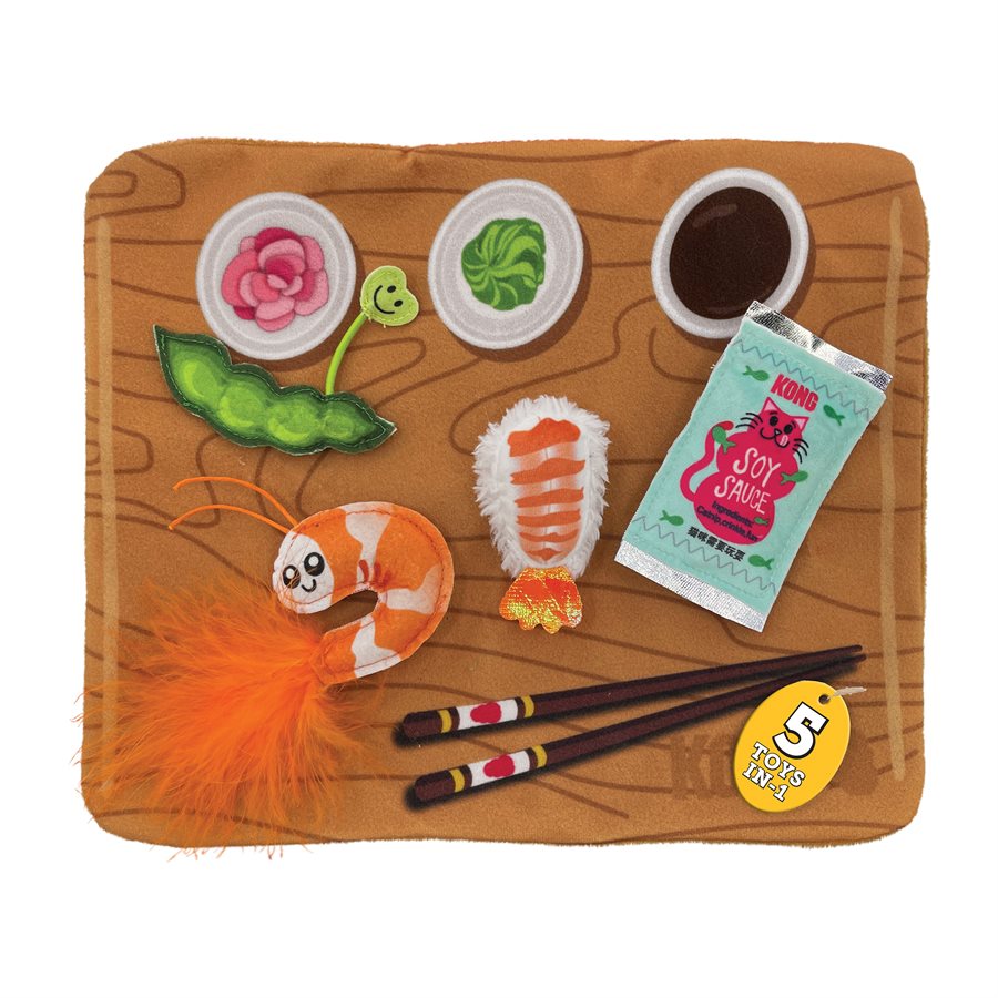 Sushi Pull-A-Partz - jouet pour chat