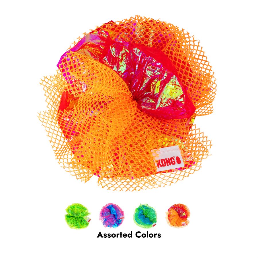 Boules de poils Crackles assorties paquet de 2 - jouet pour chat