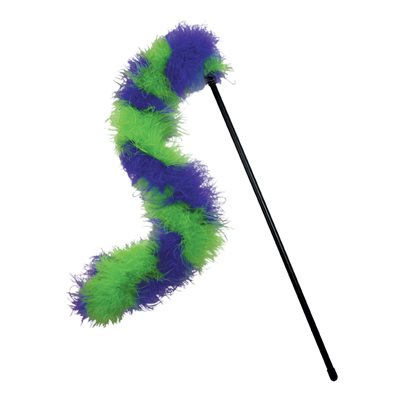Agace-chat plumeau boa tordu Active - jouet pour chat