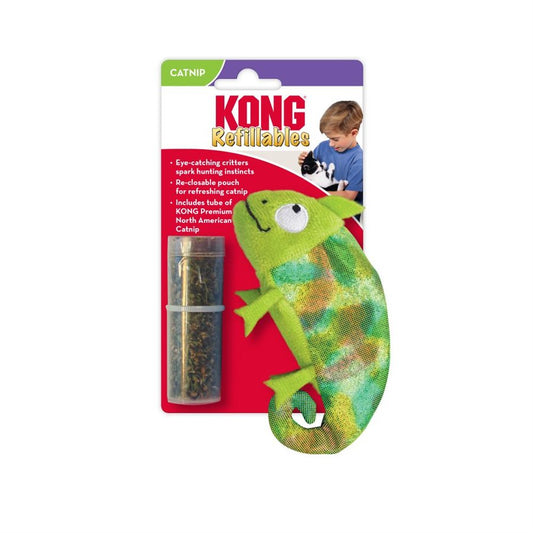 Caméléon rechargeable à l'herbe à chat - jouet pour chat