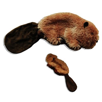 Castor en peluche petit - jouet pour chat