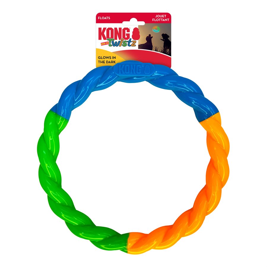 Anneau Twistz haute visibilité - jouet pour chien