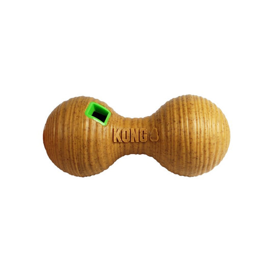 Distributeur de gâteries Bamboo Feeder haltère moyen - jouet pour chien